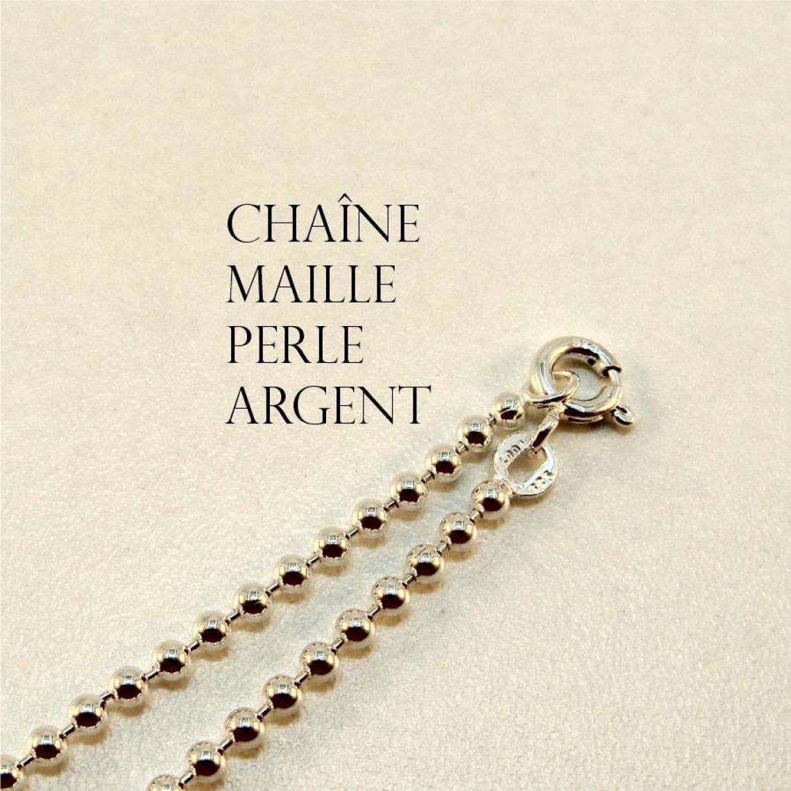 Chaîne maille rectangle diamanté 4 mm - Argent 925 Doré à l'or fin x50cm -  Perles & Co